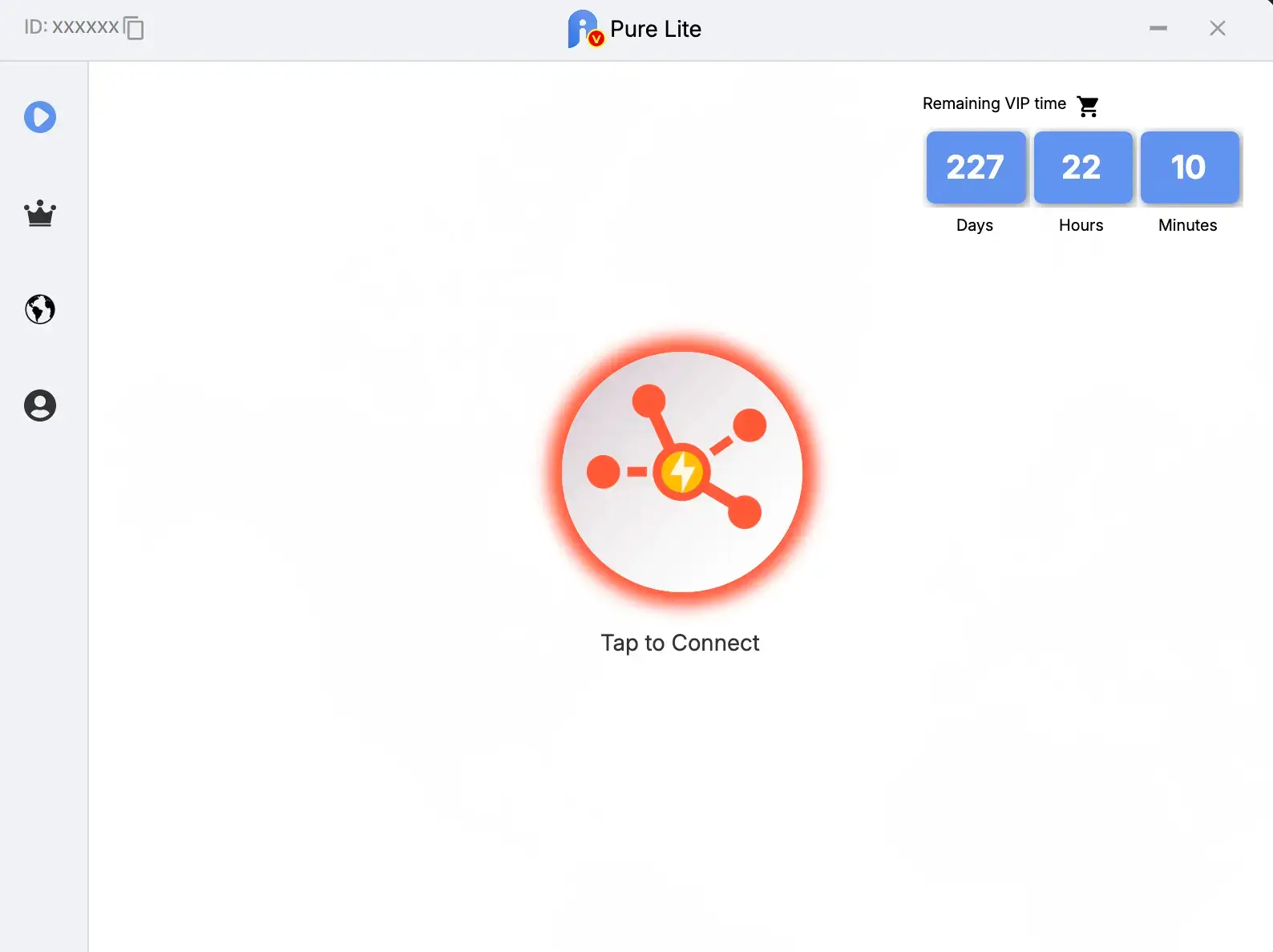 Pure Lite app screenshot